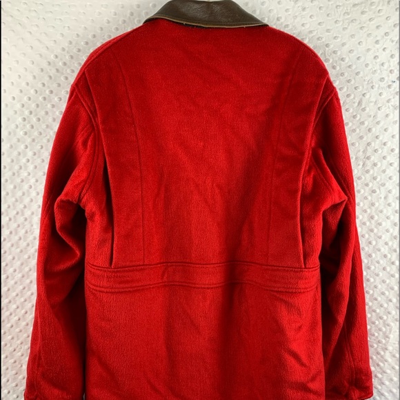 VINTAGE HERMAN KAY Coat Long Red Wool - Picture 2 of 8